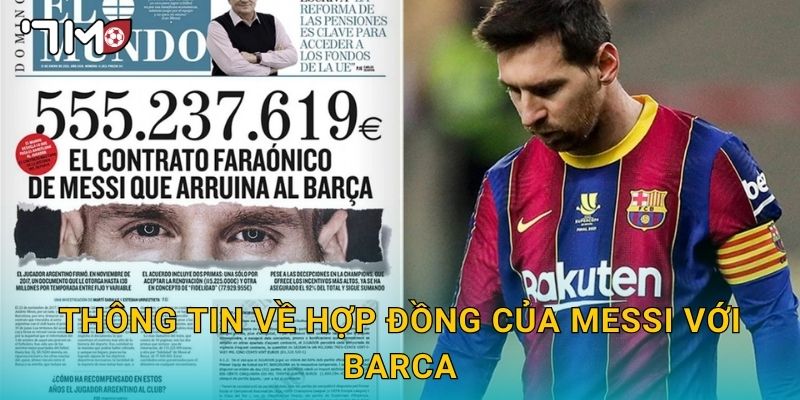 Thông tin về hợp đồng của Messi với Barca