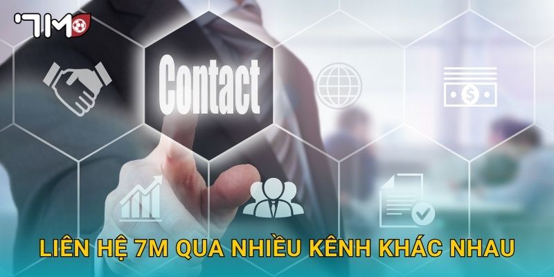 Liên hệ 7m qua nhiều kênh khác nhau